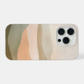 Nebelhorizont Abstrakte Landschaft – Minimal Neutr iPhone Hülle (Rückseite (Horizontal))