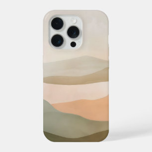 Nebelhorizont Abstrakte Landschaft – Minimal Neutr iPhone 15 Pro Hülle