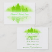 Nebelige See-Visitenkarte Visitenkarte (Vorne/Hinten)