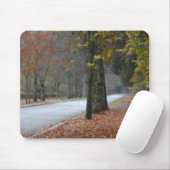 Nebelige Straße Mousepad (Mit Mouse)