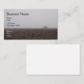 Nebelige Traktor-Visitenkarte Visitenkarte (Vorne/Hinten)