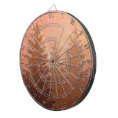 Nebelige Zedern-Bäume in den warmen Farben Dartscheibe (Vorderseite rechts)