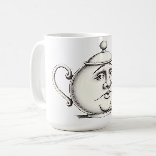 Nebeliger Becher Kaffeetasse (Vorderseite Links)