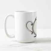 Nebeliger Becher Kaffeetasse (Links)