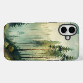 Nebeliger Immergrüner Wald Case-Mate iPhone Hülle (Rückseite (Horizontal))