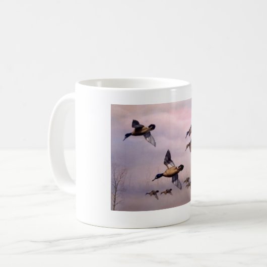 Nebeliger Morgen Kaffeetasse (Vorderseite Links)