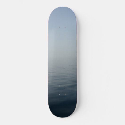 Nebeliger Morgendunst Capri Ozean Wonne 1 Skateboard (Vorderseite)