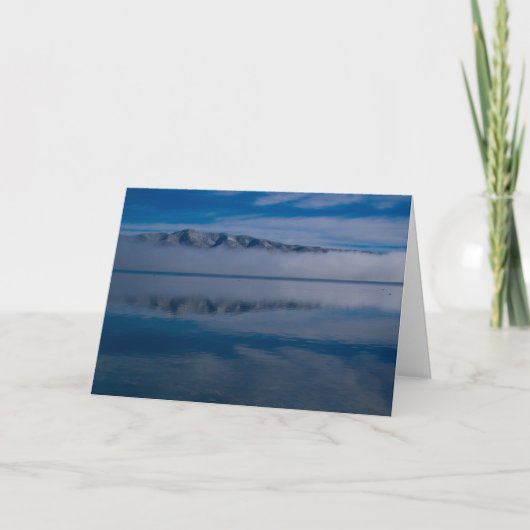 Nebeliger See Karte (Vorderseite)