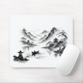 Nebeliger See-Mauspad 2 Mousepad (Mit Mouse)