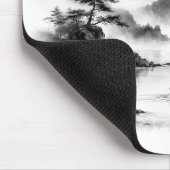 Nebeliger See-Mauspad Mousepad (Ecke)
