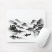 Nebeliger See-Mauspad Mousepad (Mit Mouse)