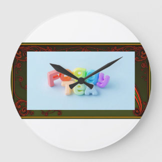 Nebeliger Uhr