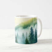 Nebeliger Wald Kaffeetasse (VorderseiteRechts)