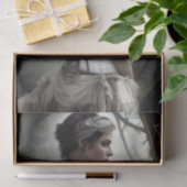 Nebeliger Wald Korsett Mädchen Decoupage Seidenpapier (Geschenk)