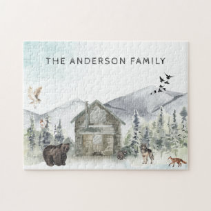 Nebeliger Wald   Waldwildernis-Puzzle Puzzle