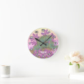 Nebelmeer Korallen Muschel Uhr (Zuhause)
