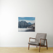 Nebelmeer und schneebedeckte Berge Wandteppich (Beispiel (Horizontal))