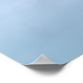 Nebelmorgendliche durch Bäume rollen Poster (Ecke)