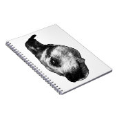 Nebelnoten in Punkten — Terrier Notizblock (Rechte Seite)