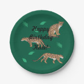 Nebelparder Pappteller (Vorderseite)