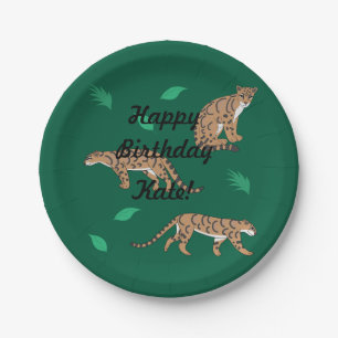 Nebelparder Pappteller