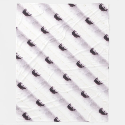 Nebelpferd Fleecedecke (Vorderseite)