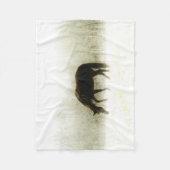 Nebelpferd Fleecedecke (Vorderseite)