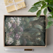 Nebelrosa Botanischer Weg Dekorative Collage Seidenpapier (Geschenk)