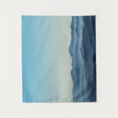 Nebelschichten, Hügel und Berge Wandteppich (Vorderseite)