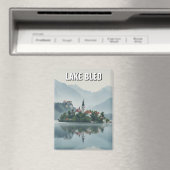 Nebelsee Bled Slowenien Magnet (In Situ (Geschirrspüler))