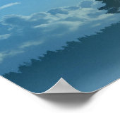 Nebelsee in Finnland Poster (Ecke)