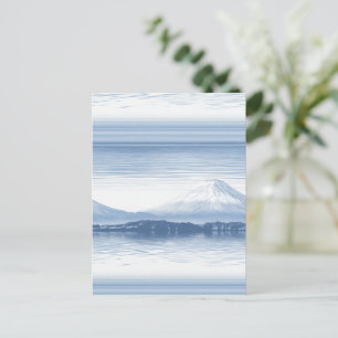 Nebelspitzen – Wasserfarben-Gebirgslandschaft (1) Postkarte