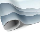 Nebelspitzen – Wasserfarben-Gebirgslandschaft (4) Geschenkpapier (Rolleneckpunkt)