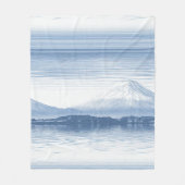 Nebelspitzen – Wasserfarben-Gebirgslandschaft Fleecedecke (Vorderseite)