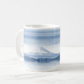 Nebelspitzen – Wasserfarben-Gebirgslandschaft Kaffeetasse (Vorderseite Links)