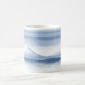 Nebelspitzen – Wasserfarben-Gebirgslandschaft Kaffeetasse (Mittel)