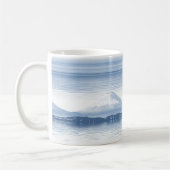 Nebelspitzen – Wasserfarben-Gebirgslandschaft Kaffeetasse (Links)