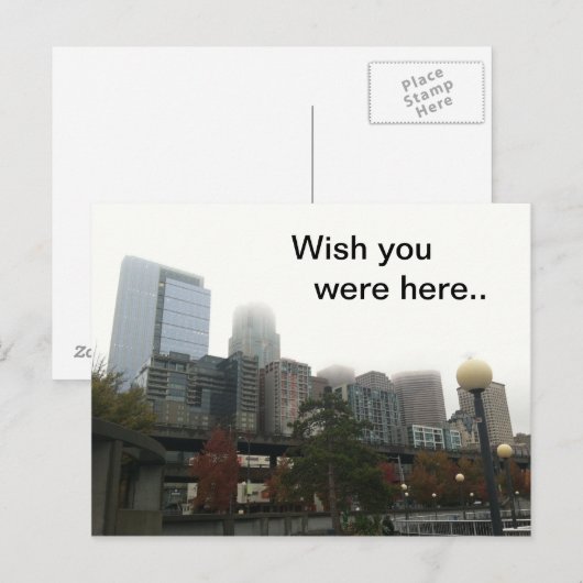 Nebelstadt Postkarte (Vorne/Hinten)