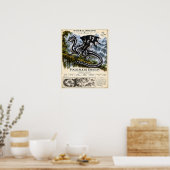 Nebelstalker-Feldplatte Poster (Küche)