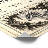 Nebelstalker-Feldplatte Poster (Ecke)