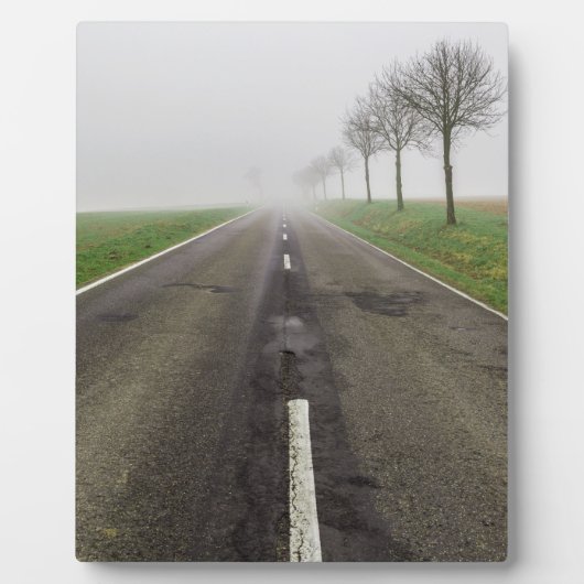 Nebelstraße führt zu nichts fotoplatte (Vorderseite)