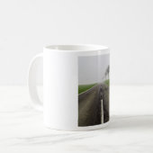 Nebelstraße führt zu nichts kaffeetasse (Vorderseite Links)