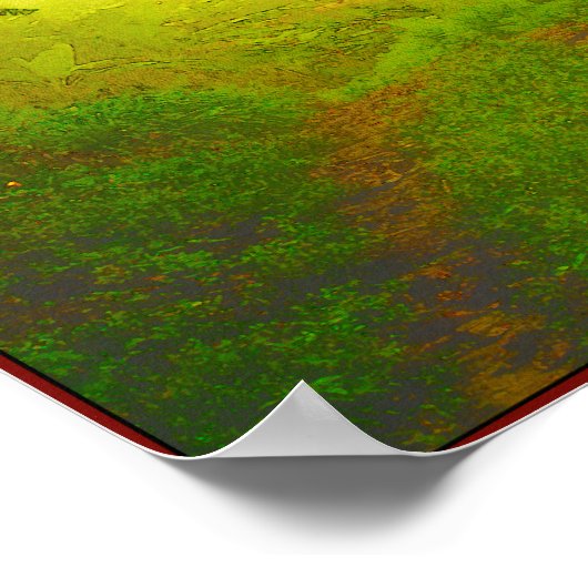 Nebelstraße Poster (Ecke)