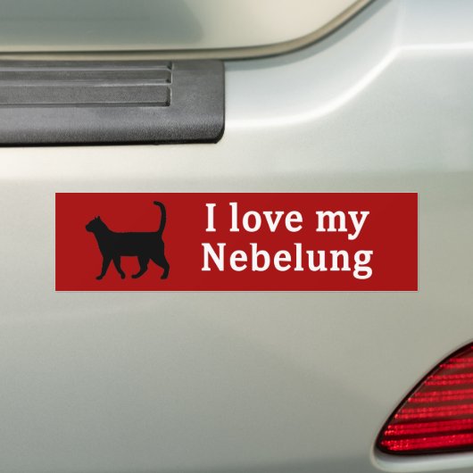 Nebelung-Liebe Autoaufkleber (Auf Auto)