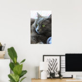 Nebelung Poster (Heimbüro)