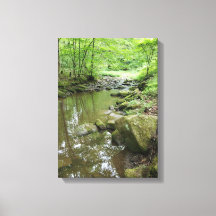 Nebelwald-Leinwand-Wandkunst | Ruhige Natur