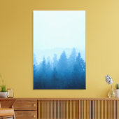 Nebelwald Leinwanddruck (Insitu (Wohnzimmer))