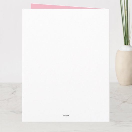 Nebelwald, niedlich dankeskarte (Rückseite)