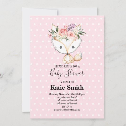 Nebelwald, niedlich einladung (Vorderseite)