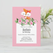 Nebelwald, niedlich einladung (Stehend Vorderseite)